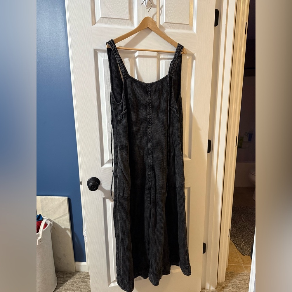 Free People Black Romper